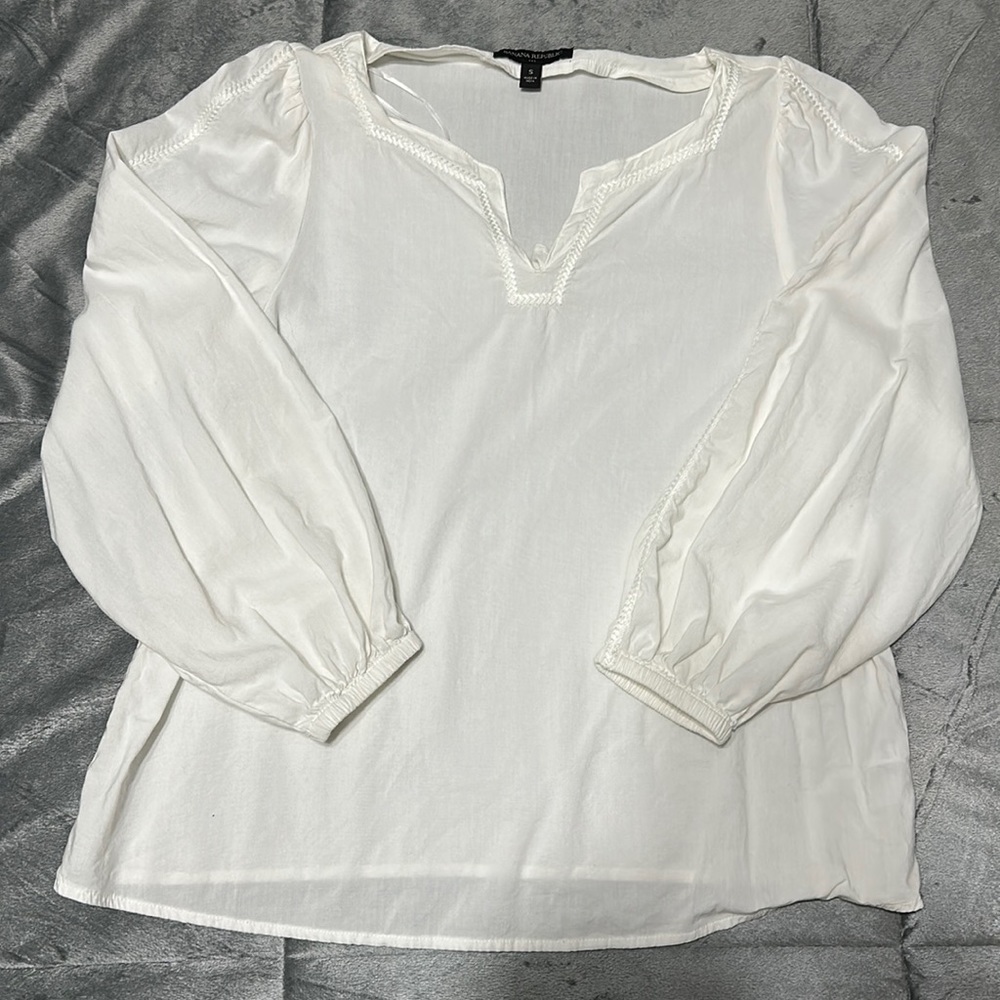 Banana Republic Peasant Top